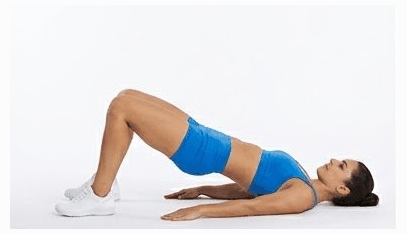 Glute Bridge with Leg Reach